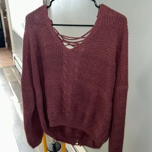 BOGO off the shoulder sweater daytrip size large